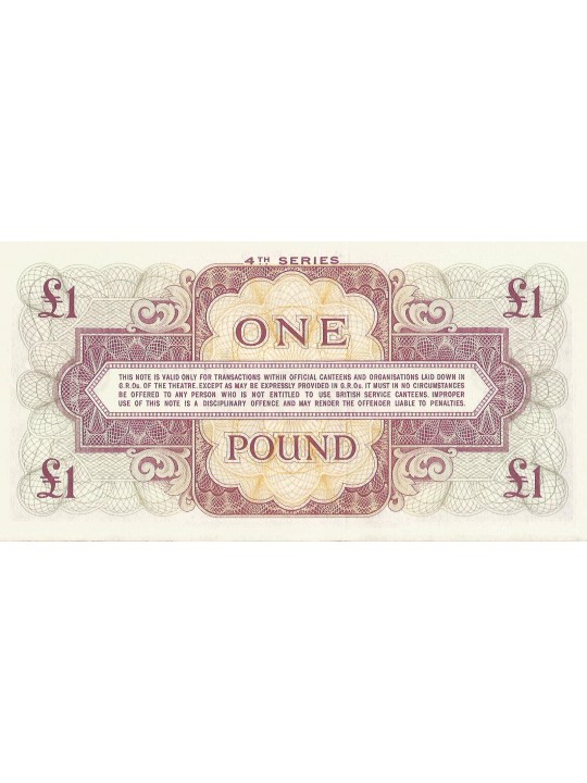 Великобритания 1 новый фунт (1962) для военной торговли