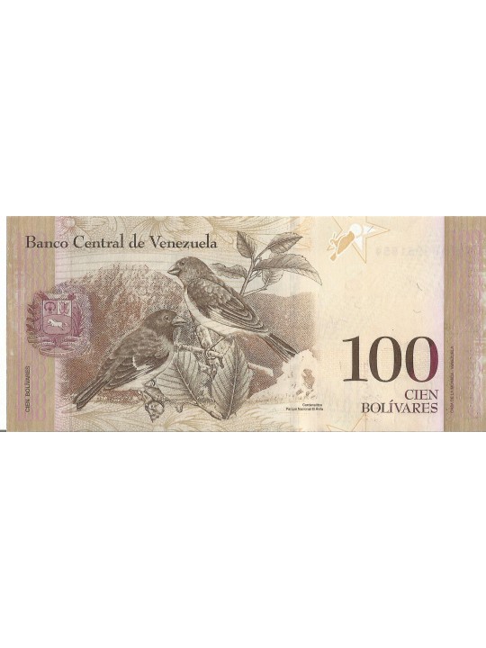 100 боливаров 2013 Венесуэла