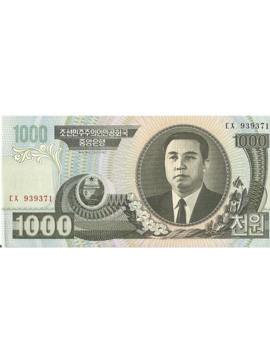 1000 вон 2002-2006 Северная Корея