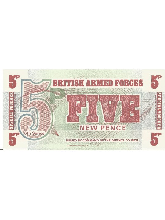 5 пенсов 1972 для военной торговли