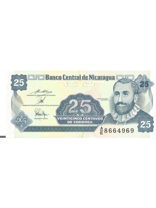 Никарагуа 25 центаво (1991)