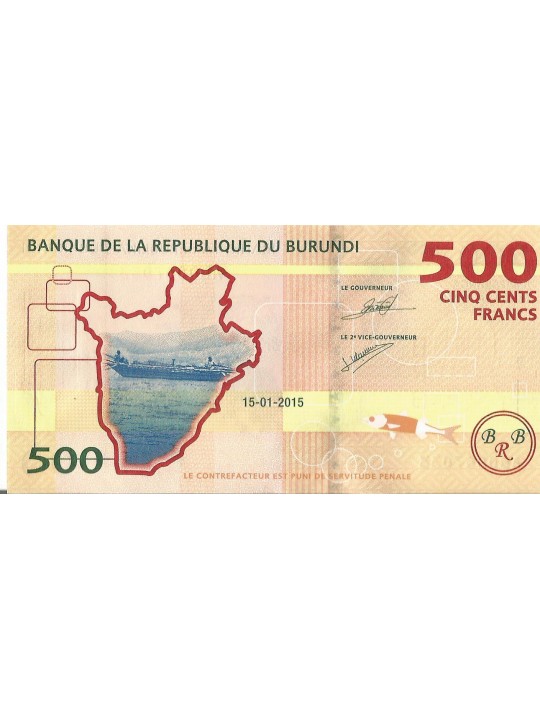Бурунди 500 франков 2015