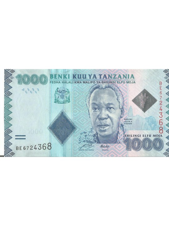 1000 шиллингов 2010-2011 Танзания