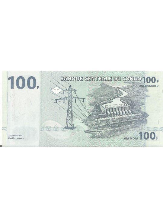 Конго - 100 Франков 2007 год