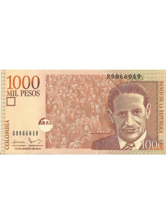 Колумбия 1000 Песо 2015 год