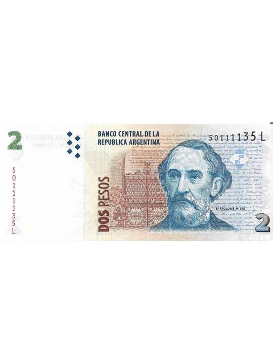 Аргентина 2 песо 2002-03 г