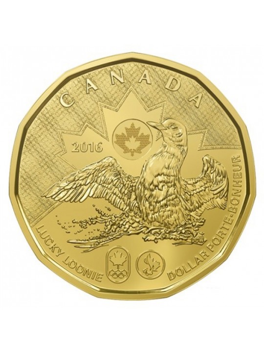 Канада 1 доллар 2016 Олимпиада в Рио