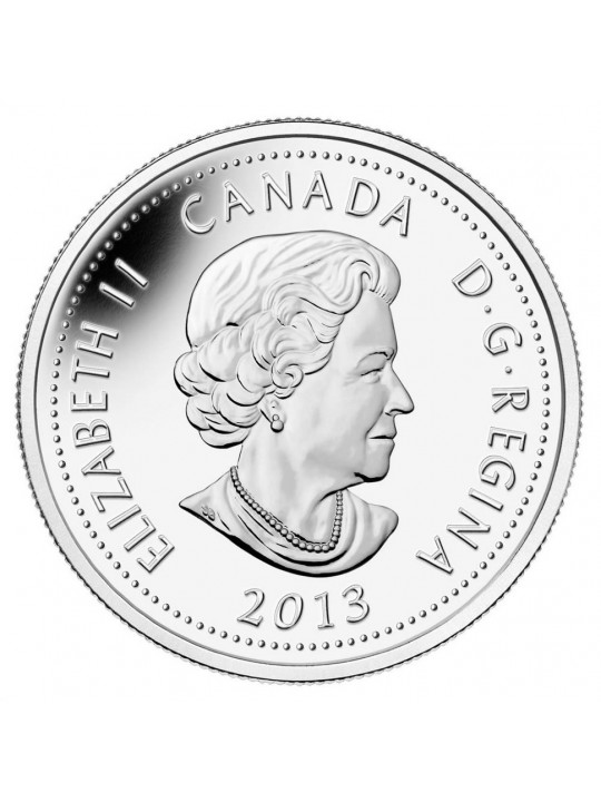 Канада 25 центов 2013 Шарль де Салаберри