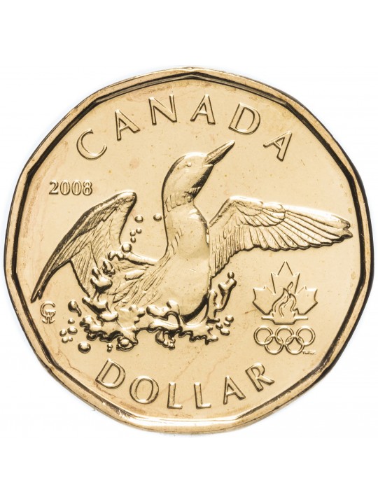 Канада 1 доллар 2008 Олимпиада в Пекине