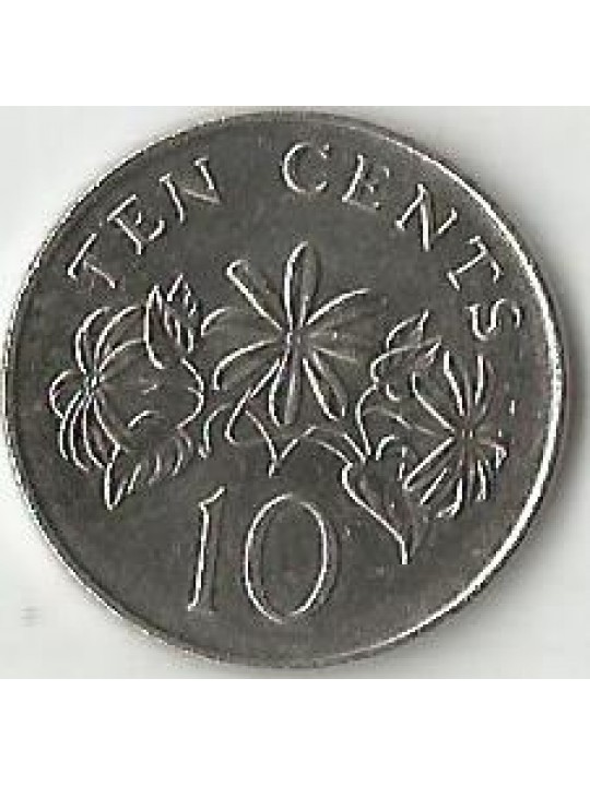 10 центов 2007 год Сингапур
