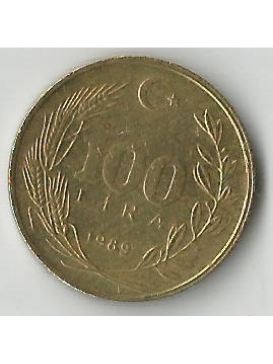 100 лир Турция 1989