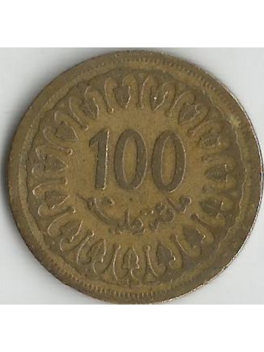 100 миллимов - 1960 - Тунис